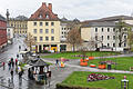 Wie soll der Faulhaber-Platz aussehen? Rollrasen und Bänke sind nur ein Provisorium.&nbsp;