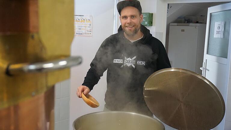 Bei Pascal Gedrat von der Brauerei Mainstockheim lief es dank seines Direktverkaufs im vergangenen Jahr relativ gut