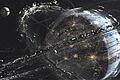 Unendlicher Kosmos: Szene aus dem Science-Fiction-Film &bdquo;Jupiter Ascending&ldquo;.