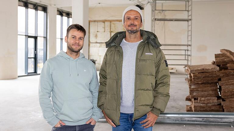 In Schweinfurt soll bald ein neuer Coworking Space eröffnen. Der Bedarf dafür sei hoch, sind sich die Betreiber Jörn Peschel und Christopher Singh (von links) sicher.