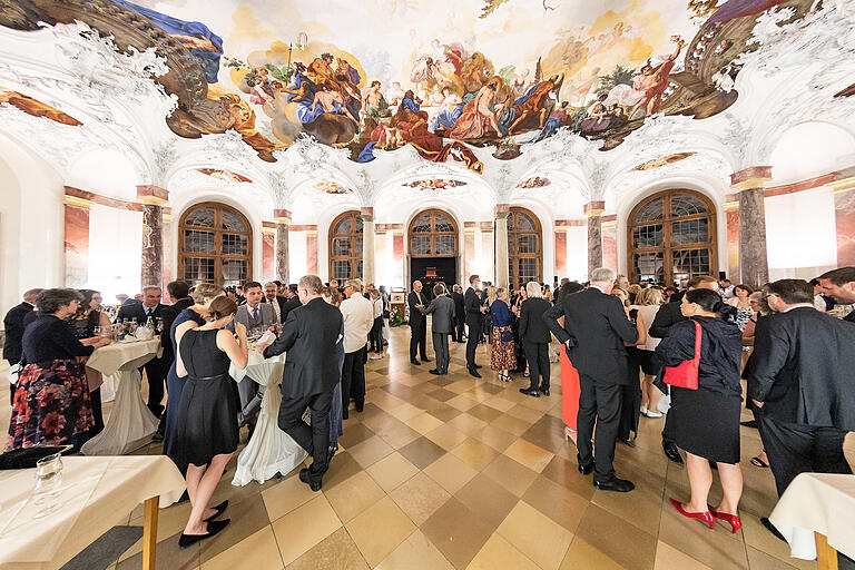 Empfang im Gartensaal der Würzburger Residenz nach dem Konzert des Münchener Kammerorchester. Empfang im Gartensaal der Würzburger Residenz nach dem Konzert des Münchener Kammerorchester.