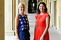 Pflegedirektorin Christine Beyer (links) und Ute Schönbach (Leiterin Fachbereich Personal und Recht) des Klinikums&nbsp;Würzburg Mitte arbeiten bereits seit 30 Jahren im Pflegebereich.