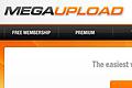 megaupload       -  Der screenshot zeigt einen Ausschnitt von der Startseite der Internetplattform Megaupload.