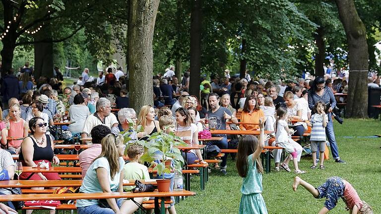 Das gute Wetter lockte bis zu 10 000 Besucher an den drei Tagen des Festes.