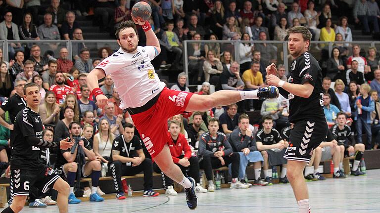 Léon Rastner gab beim HSC Bad Neustadt, für den er schon in der Jugend spielte, nach einer Pause von fast zwei Jahren sein Comeback.