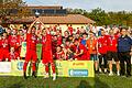 Der TSV Lohr gewinnt den Toto-Pokal-Wettbewerb im Fußball-Kreis Würzburg 2024. Die Lohrer Fußballer besiegen im Endspiel den gastgebenden TSV Rottendorf mit 3:0.