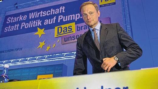 Will die FDP aus dem Tief herausführen: Der Parteivorsitzende Christian Lindner &ndash; am Samstag auf dem 65. Bundesparteitag der Liberalen in Dresden.