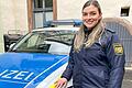 Die 27-jährige Leandra Podrazil ist Polizistin in Karlstadt – und Gesicht der Bayerischen Polizei in deren Nachwuchskampagne.