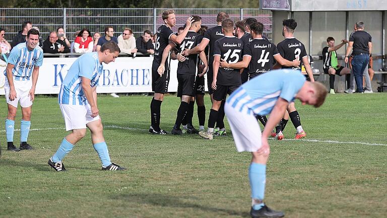 Auch wenn in der Hinrunde oft die Gegner jubelten: Noch gibt es keinen Grund für die Spieler des TSV Knetzgau/Oberschwappach, die Köpfe hängenzulassen.