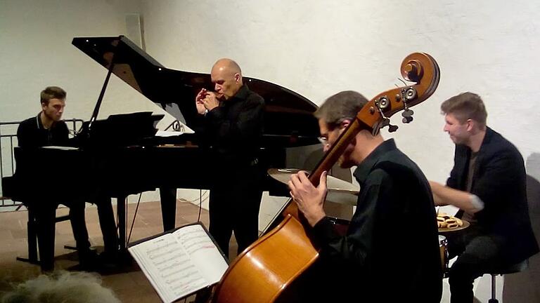 Das Alexander Oberst Jazz Quartett beim Konzert im Alten Rathaus.