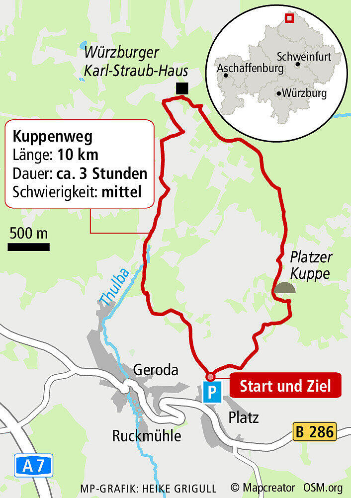 Ausflugstipp: Auf dem Kuppenweg unterwegs im Novembernebel der Rhön