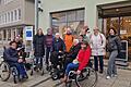 Gemeinsam auf dem Weg zu mehr Inklusion: Das Team vor der Ortsbegehung zur Barrierefreiheit