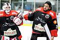 Bilden ab Herbst wieder das Torhüter-Duo bei den Haßfurter Hawks: Nicolas Hetzel (links), der bereits vor einiger Zeit verlängert hat, und Luca Feitl.