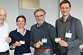 Natürlich mit Organspenderausweis: Vier Experten der Uniklinik standen am Main-Post-Telefon Rede und Antwort. Von links Prof. Ivan Aleksic (Leiter des Herztransplantations- und Kunstherzprogramms), Dr. Anna Herzog, geschäftsführende Ärztin des Transplantationszentrums am Uniklinikum und Transplantationsbeauftragte, Dr. Kai Lopau (Leiter des Nieren-Transplantationsprogramms) und  Dr. Johan Lock (Oberarzt der Transplantation- und Hepatobiliären Chirurgie).