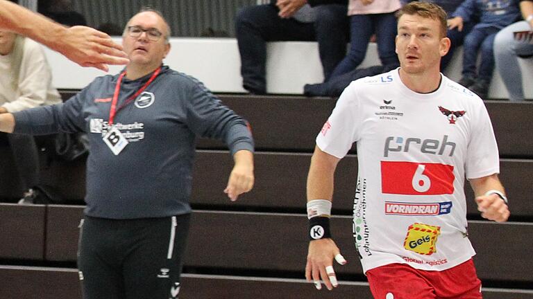 Er ist die Leitfigur des HSC Bad Neustadt: Neuzugang Adrian Wöhler (rechts). Er ist die Leitfigur des HSC Bad Neustadt: Neuzugang Adrian Wöhler (rechts).