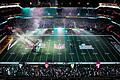 Vor dem LIX. Super Bowl       -  Mega Event in Party-Stadt: Die Arena in New Orleans fasst über 80.000 Menschen.