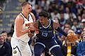 Denver Nuggets - Memphis Grizzlies       -  Nikola Jokic (links) hat eine herausragende NBA-Hauptrunde hinter sich.