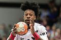 Gary Hines (im Bild) spielt nach zehn Jahren beim HSC Bad Neustadt nun für den HSV Solingen-Gräfrath Handball.