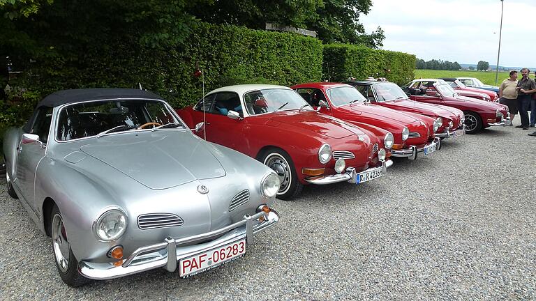 Die VW Karmann Ghia Oldtimer sind am 7. und 8. Juli auf der Landesgartenschau aus nächster Nähe zu bewundern. Foto: Michael Mösinger Die VW Karmann Ghia Oldtimer sind am 7. und 8. Juli auf der Landesgartenschau aus nächster Nähe zu bewundern. Foto: Michael Mösinger