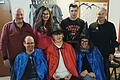 Im Bild Rainer Vierneusel (6.), Liane Strohm (5.), David Derra (4.), Org-L. Uwe Derra; unten von links Florian Berger (3.), Richard Stretz (1.), Claudia Müller (2.).