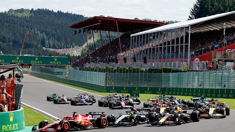 Großer Preis von Belgien - Bis 2031 bei der Formel 1 dabei: Die Rennstrecke Spa-Francorchamps. Großer Preis von Belgien - Bis 2031 bei der Formel 1 dabei: Die Rennstrecke Spa-Francorchamps.