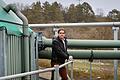 Ist vom Biogas als Energielieferant der Zukunft überzeugt: Landwirt Mathias Klöffel, hier an seiner Anlage in Großbardorf (Lkr. Rhön-Grabfeld).