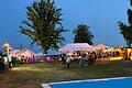 Festgelände der Beachparty.