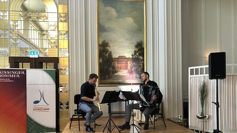 Ein zweites Mal traten das Duo Aliada in Bad Kissingen auf.  Foto: Gerhild  Ahnert       -  Ein zweites Mal traten das Duo Aliada in Bad Kissingen auf.  Foto: Gerhild  Ahnert