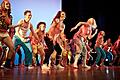 Schule in Bewegung: Angehende Fachleute für Gymnastik von der 'Kleine-Nestler-Schule' in München choreographierten den Flashmob.