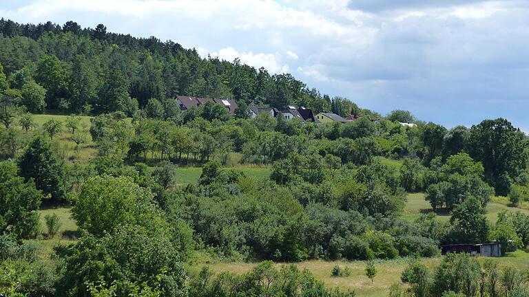 Das Baugebiet Klinge in Retzbach. Das Baugebiet Klinge in Retzbach.