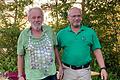 Schützenkönig Günter Hermann (links) mit erstem Schützenmeister Horst Müller.&nbsp;