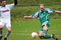 Immer voller Einsatz: Mirko Kleinhenz (rechts) zieht hier im Spiel gegen den TSV Nordheim entschlossen ab. Eine Szene, die neun Jahre (2013) zurückliegt.