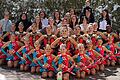Die Schülergruppe „Muskatzinchen“ (vorne), die Jugendgruppe „Ortegas“ sowie die Trainerinnen und Fans des JTSC Dettelbach sind stolz auf ihre Erfolge bei der Bayerischen Meisterschaft im Garde- und Schautanzsport. Nächste Station im April: Deutsche Meisterschaft.