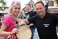 Die Kirchweih liegt den beiden Geschwistern Anke Grimm und Frank Böhm im Blut. Heuer feierten beide kleine Kirchweihjubiläen.