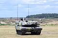 Panther-Kampfpanzer von Rheinmetall       -  Ein Kampfpanzer Panther KF51 steht im Rheinmetall-Werk Unterlüß in Niedersachsen. Auf Basis dieses Panzers will Rheinmetall zusammen mit Leonardo einen neuen Kampfpanzer bauen.