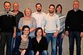 Die Vorstandschaft des FC Roden: (vorne, von links) Eva Steinbauer, Nadine Beeger sowie (hinten, von links) Norbert Redelbach, Paul Scheiner, Annemarie Breitenbach-Eyrich, Michael Dümig, Roland Ehehalt, Kathrin Ditterich und Erwin Eyrich.