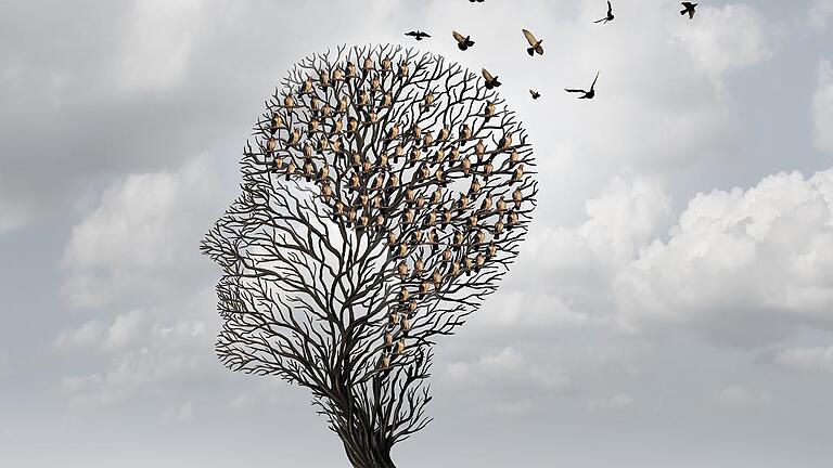 Memory Loss Concept       -  Gefürchtete Folge einer Alzheimer-Demenz ist die Veränderung und Auflösung der Persönlichkeit.