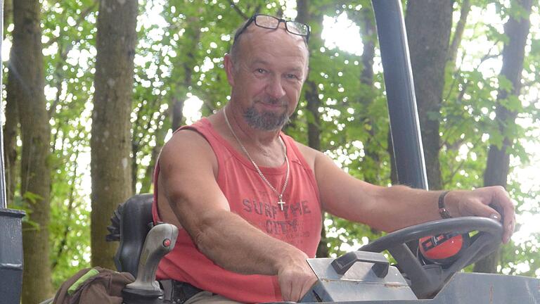 'Ich werde diese Baustelle mit Sicherheit zeitlebens nicht vergessen', sagt Polier Walter Glier aus Bischofsheim. 'Ich werde diese Baustelle mit Sicherheit zeitlebens nicht vergessen', sagt Polier Walter Glier aus Bischofsheim.