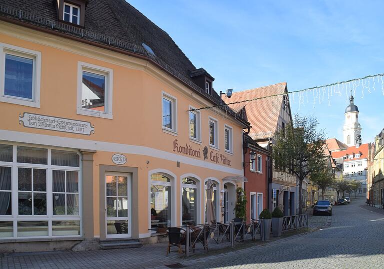 Das Café Ritter, seit 1887 in Familienbesitz, liegt im Herzen der Uffenheimer Altstadt. Das Café Ritter, seit 1887 in Familienbesitz, liegt im Herzen der Uffenheimer Altstadt.