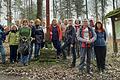 Im Bild die Wandergruppe Steigerwaldclub Gerolzhofen.