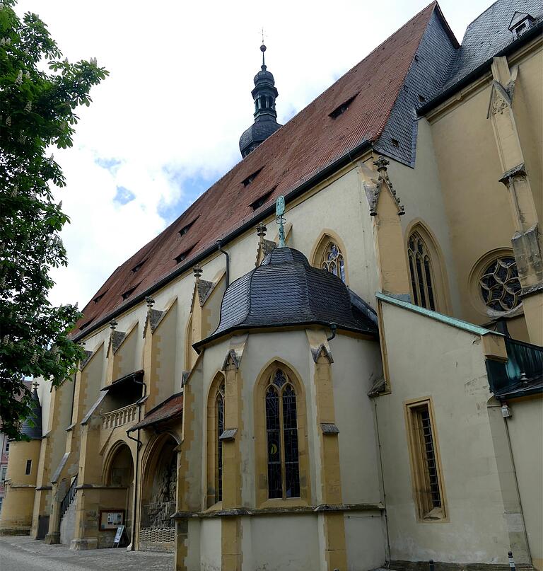 Die katholische Stadtpfarrkirche St. Johannes in Kitzingen war am Wochenende zum Tatort geworden.