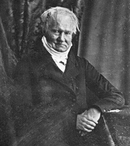 Daguerreotypie des 88-jährigen Alexander von Humboldt aus dem Jahr 1847. Daguerreotypie des 88-jährigen Alexander von Humboldt aus dem Jahr 1847. 