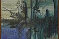 Abstrakte Kunst: Das Gemälde mit dem Titel &bdquo;Marine&ldquo; von Hubert Berke