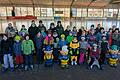 Steinfelder und Hausener Minis mit Betreuer in der Eishalle Aschaffenburg.