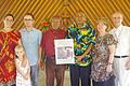 Ehepaar Annegret und Knut Cramer, Seminarleiter Pfarrer Beka Kosieng, Pfarrer William Sugoho, Karin und Hans Gernert bei ihrem Besuch in Papua Neuguinea.