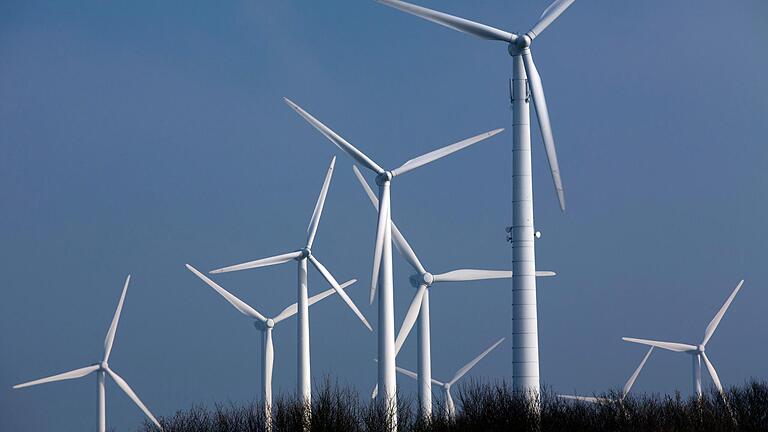 Drehen sich bald Windräder wie auf diesem Symbolfoto über dem Bildhäuser Forst? Nach den Vorstellungen von sechs anliegenden Kommunen soll hier der leistungsstärkste bayerische Windpark entstehen.