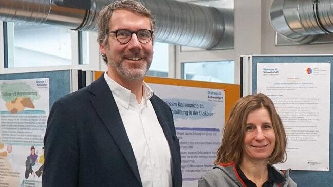 Axel Feyh und Angela Sperber (geb. Bechert) leiten gemeinsam in fünfter Generation die&nbsp;Bechert Haustechnik GmbH in Schweinfurt mit 110 Mitarbeitenden.