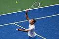 US Open       -  Auch die Partie des Russen Daniil Medwedew war zeitweise unterbrochen.