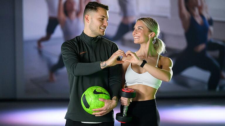 Andere Sportarten, gleiche Leidenschaft für Sport: Fußballer Ingo Feser und Bodybuilderin Katharina Schneider Andere Sportarten, gleiche Leidenschaft für Sport: Fußballer Ingo Feser und Bodybuilderin Katharina Schneider