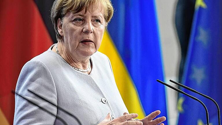 GERMANY-UKRAINE-DIPLOMACY       -  Kanzlerin Angela Merkel am Montag in Berlin.